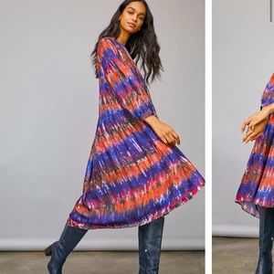 LAnthropologie Agatha Tie-Dye Maxi Dress Size SP